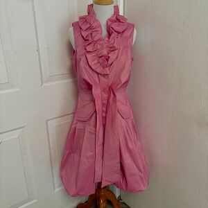 Samuel Dong Bubble Dress with Bow M2